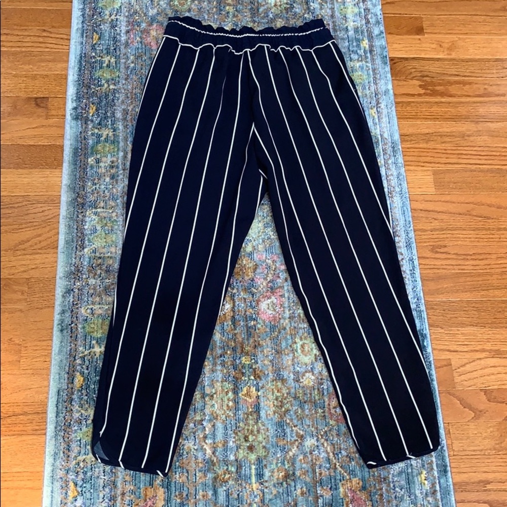 Zara Tie Front Striped Jogger - Picture 3 of 3